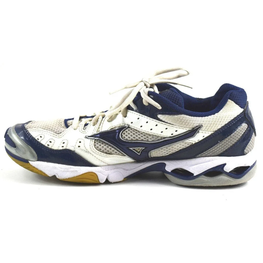 Mizuno Wave Bolt 2 Volleyball Shoes Women's Size 9.5 Blue White Athletic Sneaker